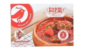 ОТЗЫВ: Борщ с говядиной от АШАН