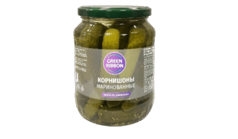 Корнишоны маринованные Green Ribbon — переборщили с уксусом